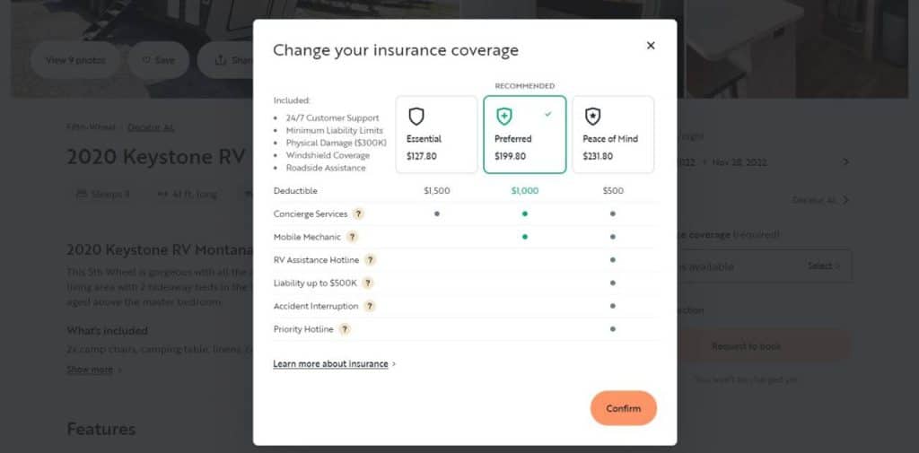 Insurance Coverage Options